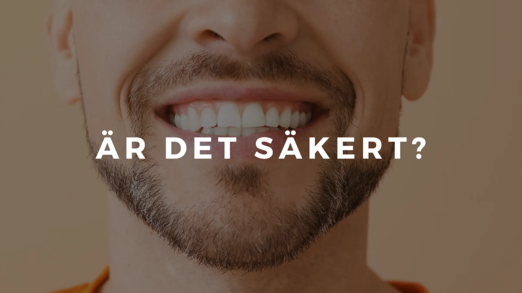 säker tandblekning hemma